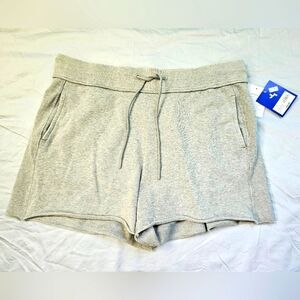#0180 NWT JoyLab  Terry Shorts sz L Gray